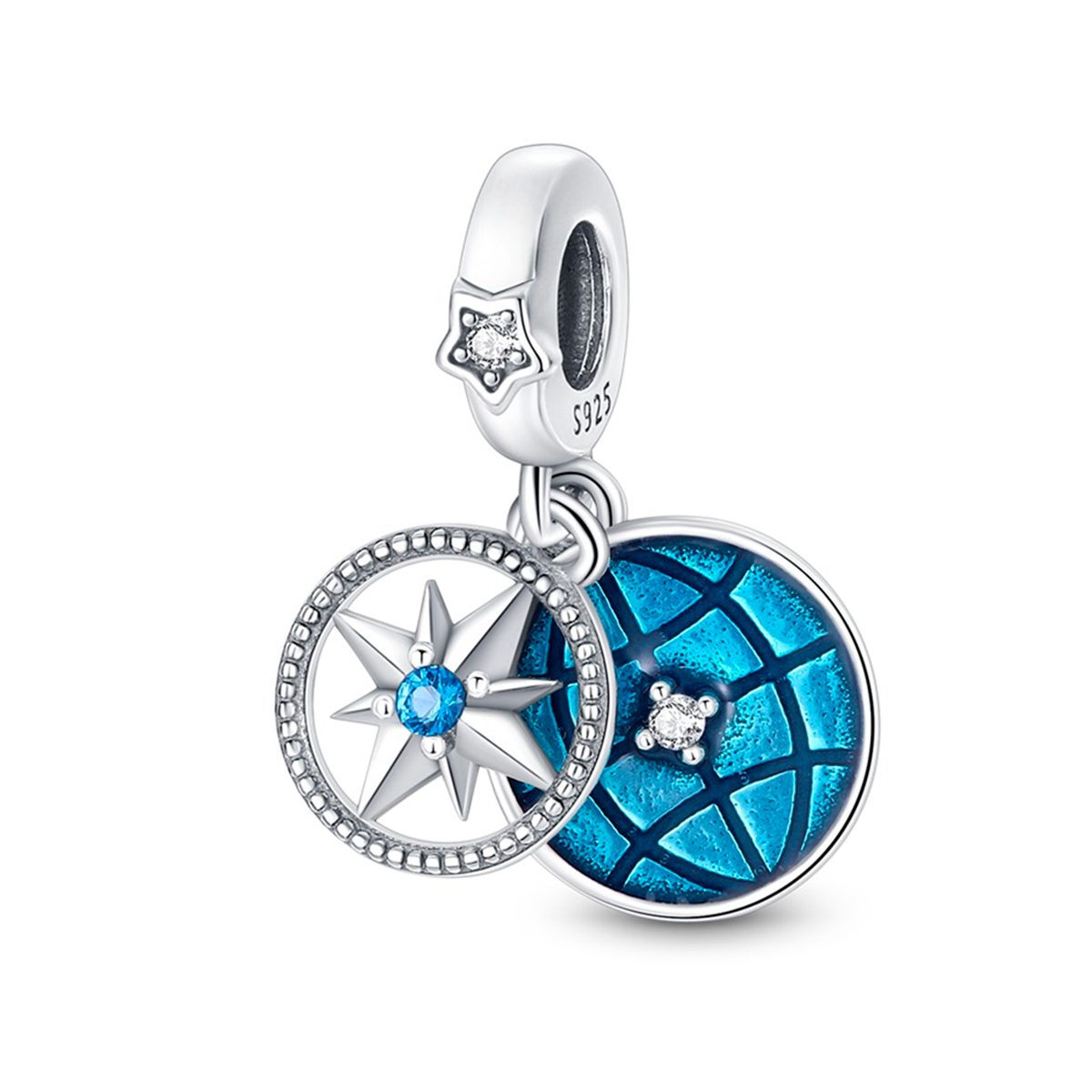 Compass Rose Charm