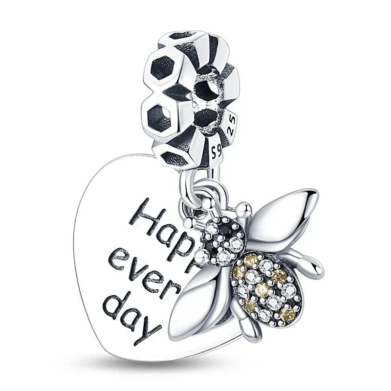 Happy Bee Charm