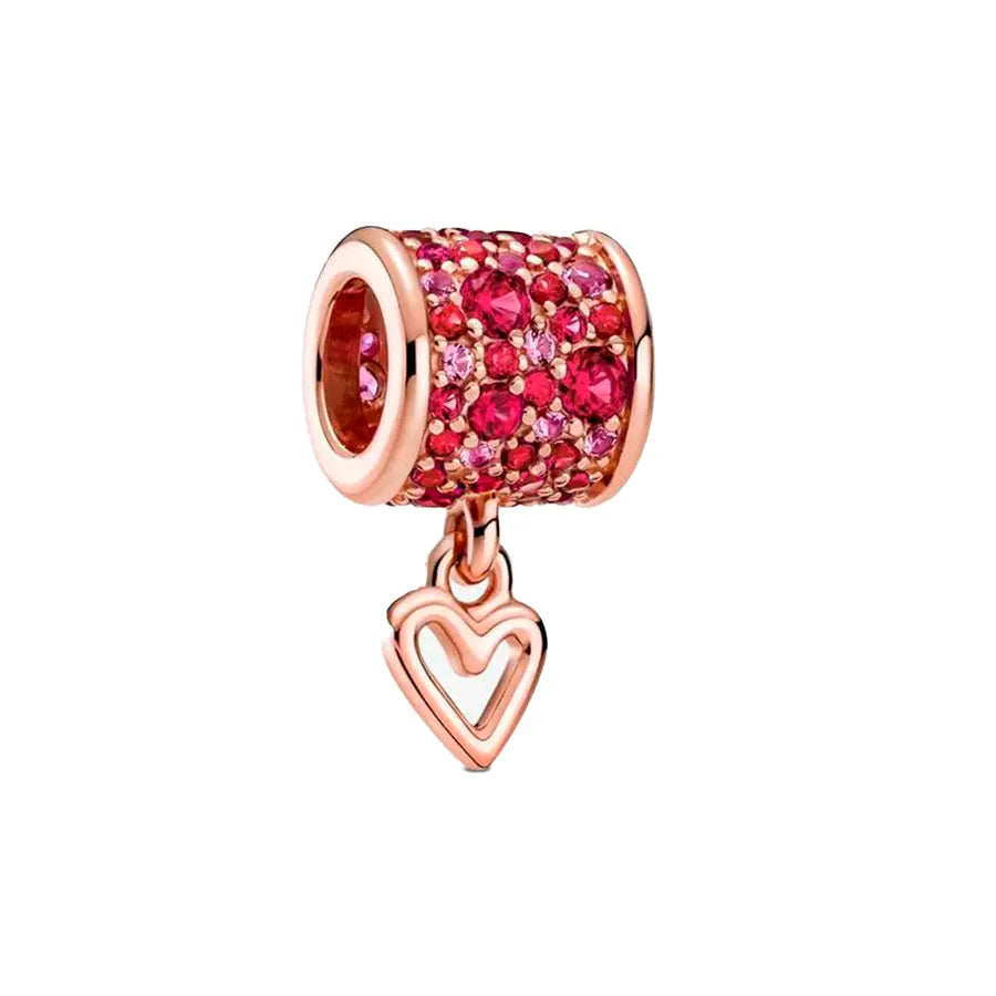 Crystal Heart Charm