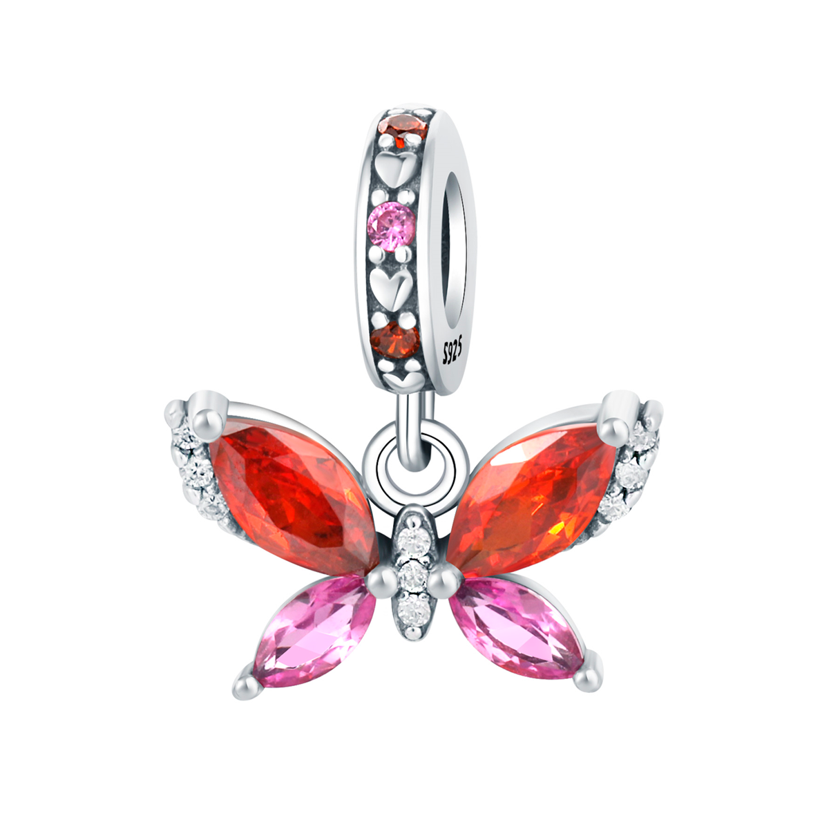 Red Butterfly Charm