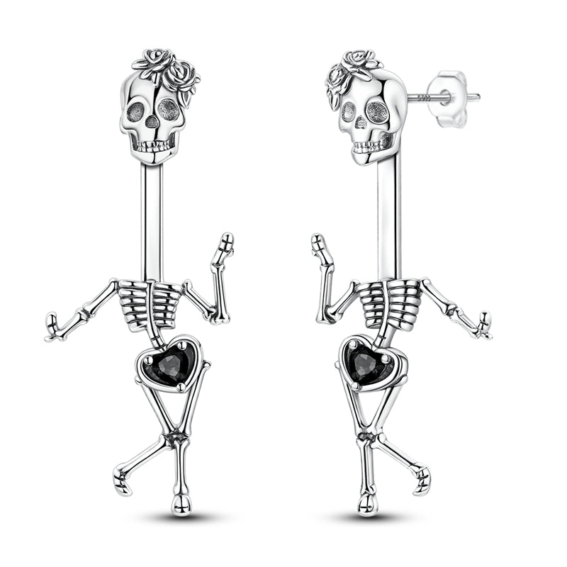 Dancing Skeleton Earrings