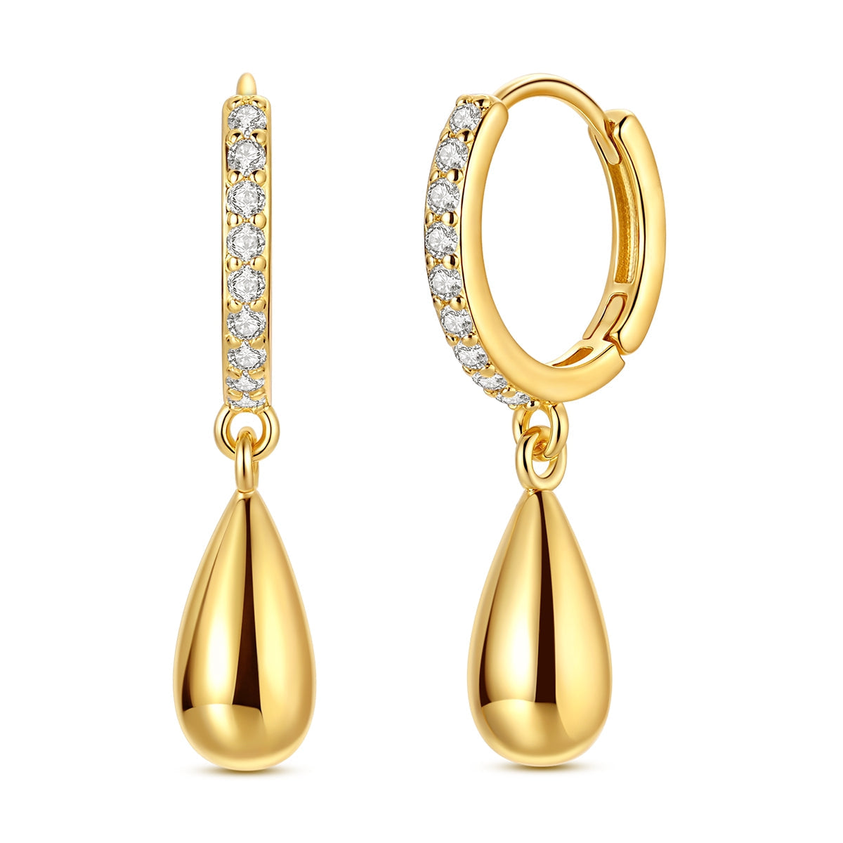 Sparkling Teardrop Earrings