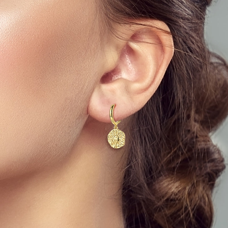 Sun and Moon Earrings