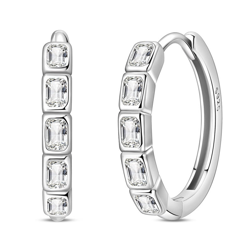 Diamond Roller Earrings