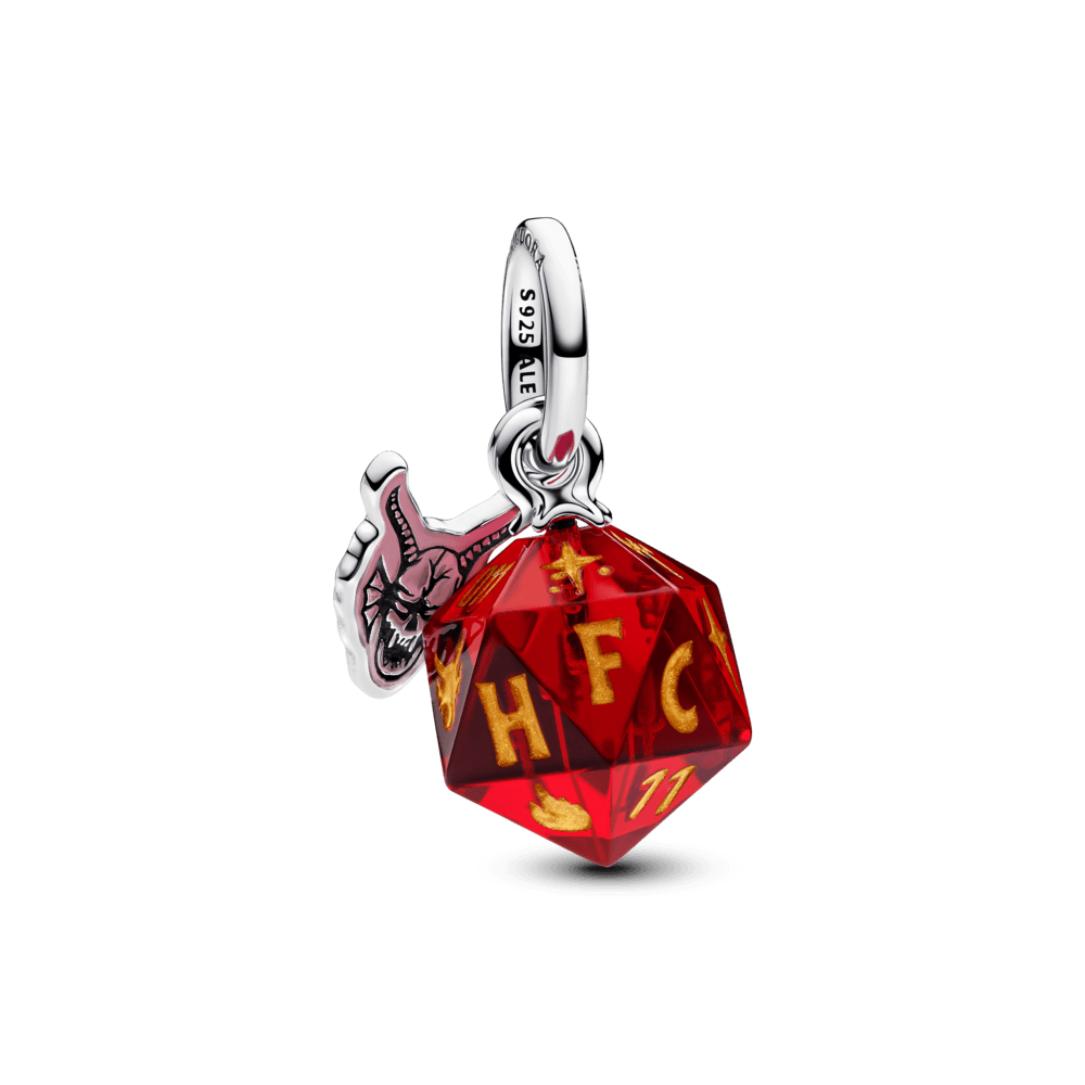 Stranger Things Hellfire Club D20 Pendant Charm