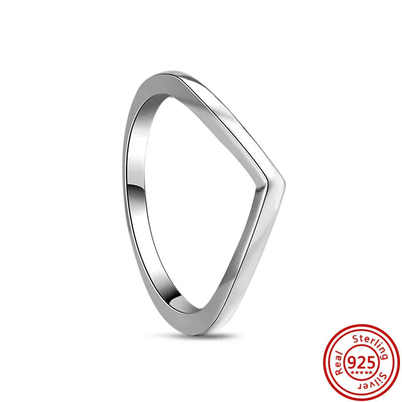 Simple Point Sterling Ring