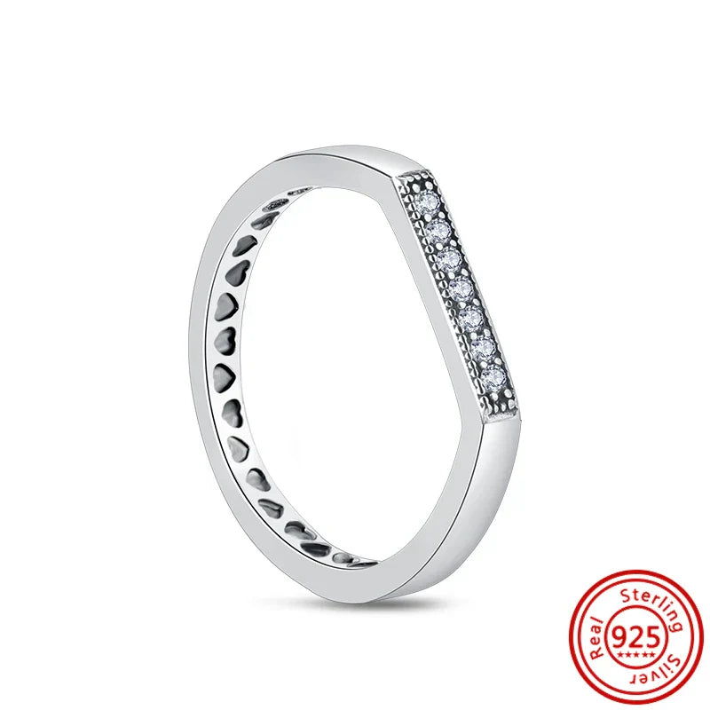 Love Surface Sterling Ring