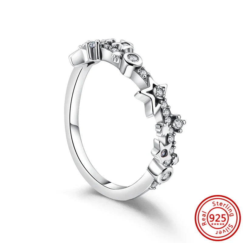 Star Constellation Sterling Ring