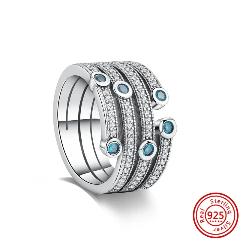 Prism Wall Sterling Ring