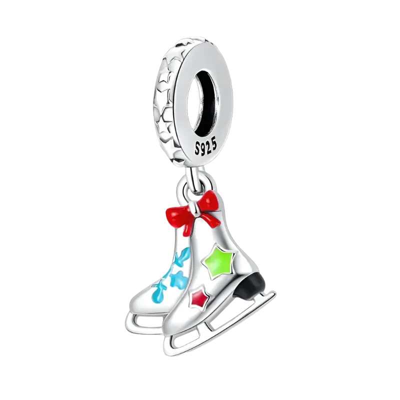 Christmas Skating Charm