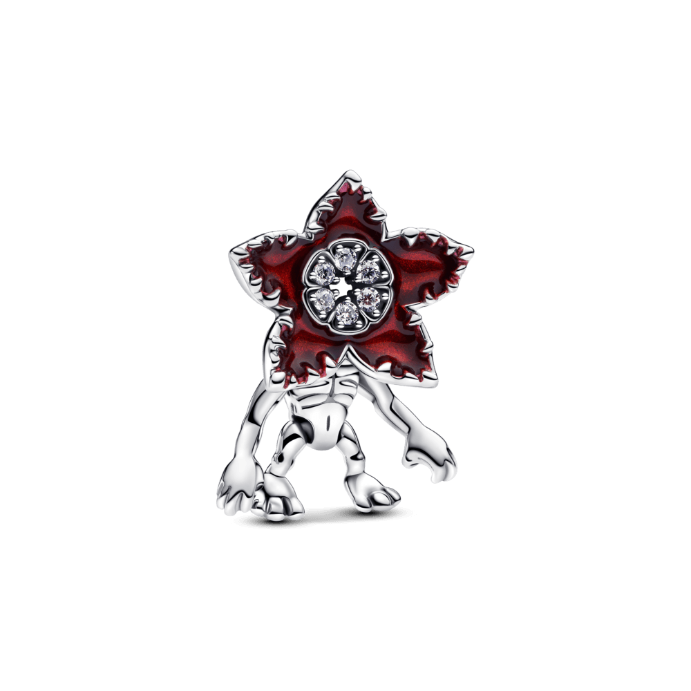 Demogorgon Silver Charm from Stranger Things