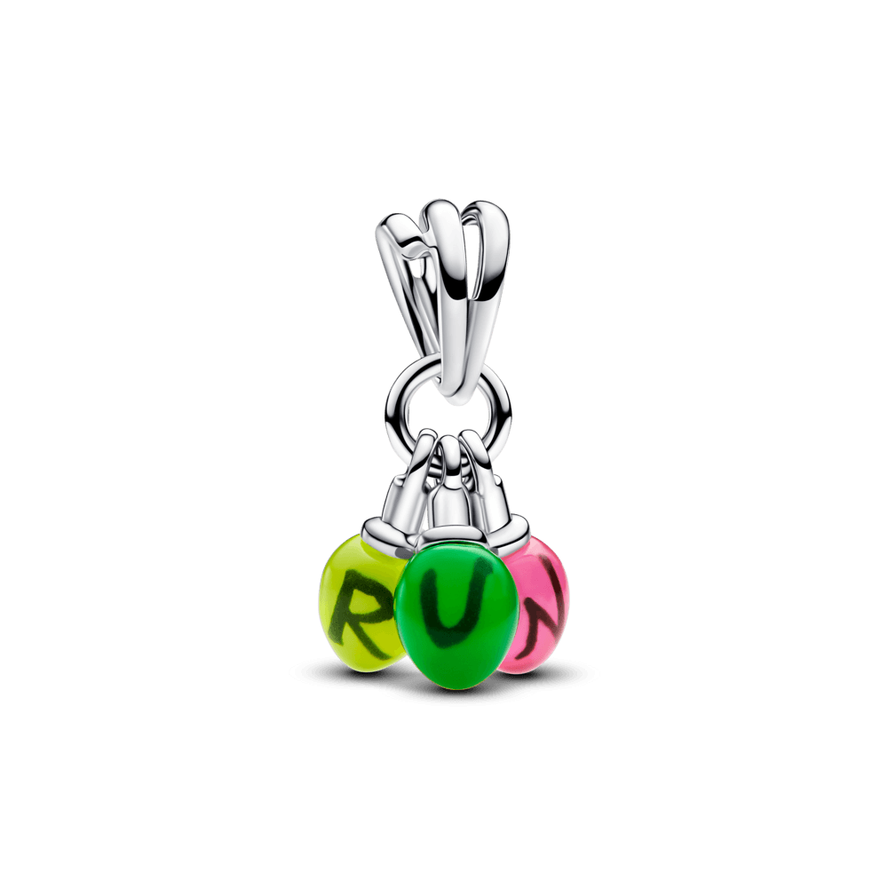 Silver Pendant Charm Christmas Lights Stranger Things