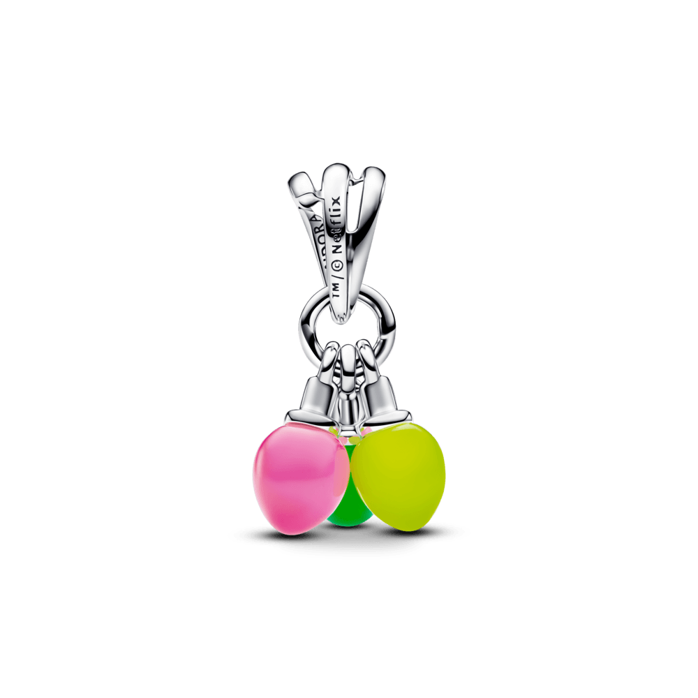 Silver Pendant Charm Christmas Lights Stranger Things