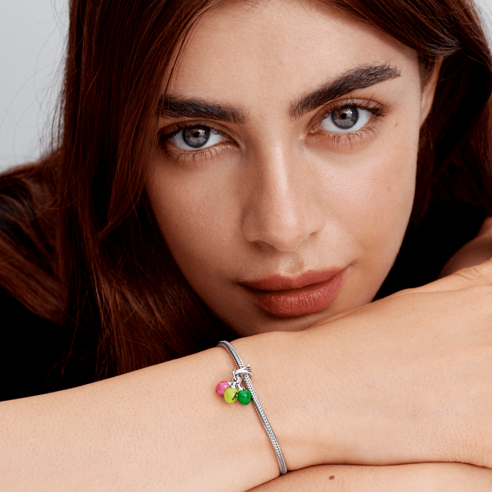 Silver Pendant Charm Christmas Lights Stranger Things